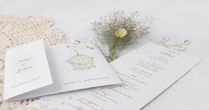 Image illustrating QR Codes on Wedding Invitation